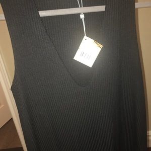 NWT Nordstrom rack Ribbed knit V-neck dress